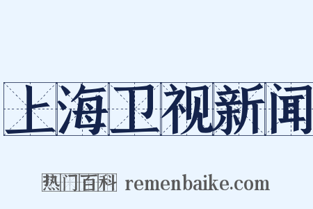 上海卫视新闻是什么意思的图片